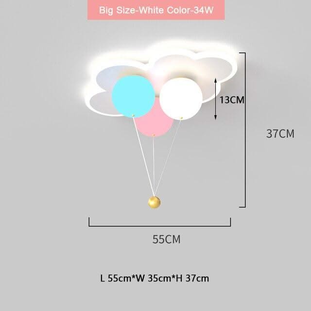 ChandeliersDecor.com-Kids Room Nursery Lighting-Balloons Ceiling Light: Lively and Vibrant Lighting