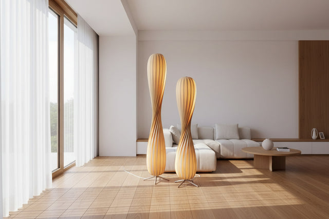 Bamboo Floor Lamp - Illuminate Your Space-ChandeliersDecor.com