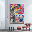 ChandeliersDecor.com-Banksy Wall Poster-Banksy Dream Big Dreams Wall Art - Boundless Imagination