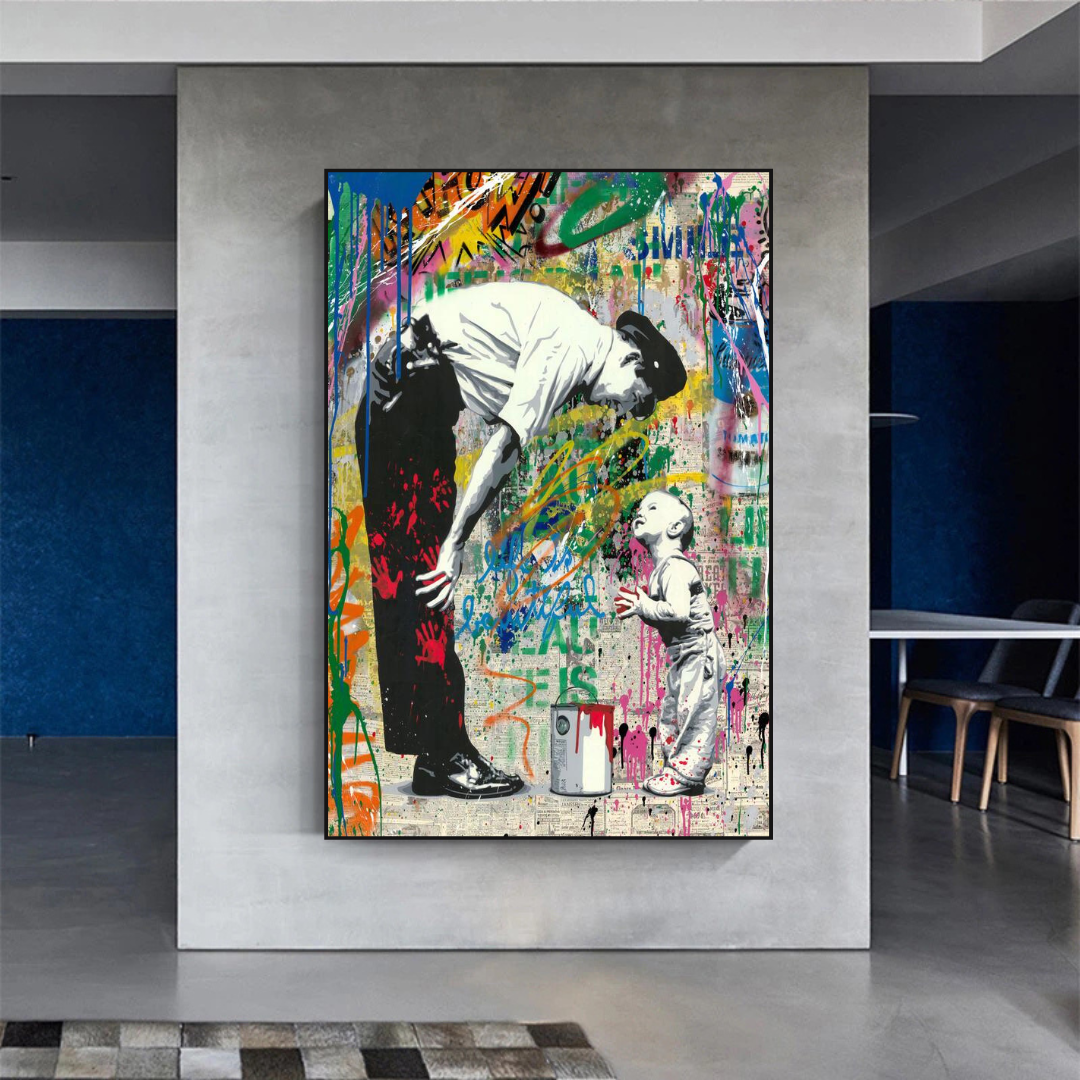 Banksy Life is Beautiful: Captivating Art Society's Beauty-ChandeliersDecor.com