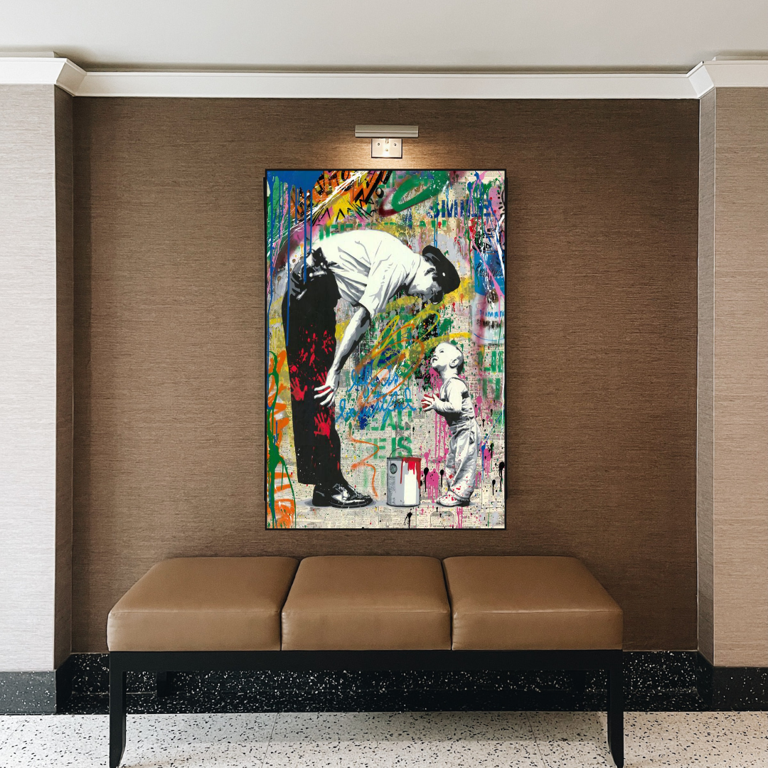 Banksy Life is Beautiful: Captivating Art Society's Beauty-ChandeliersDecor.com