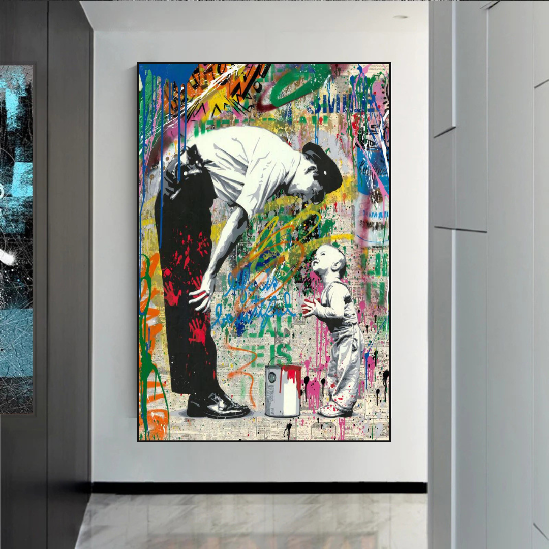 Banksy Life is Beautiful: Captivating Art Society's Beauty-ChandeliersDecor.com