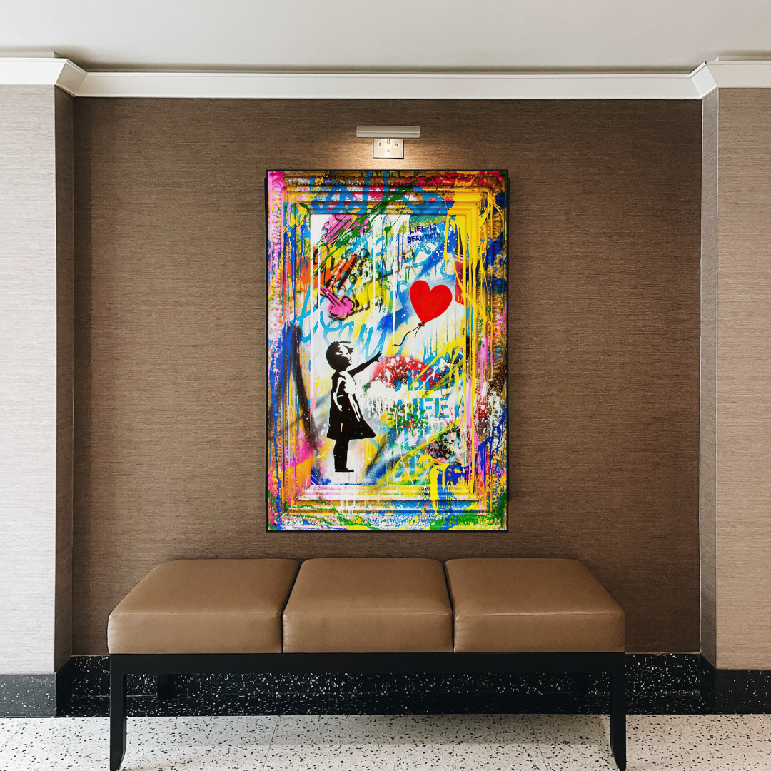 Banksy Life is Beautiful Poster: Authentic Expression-ChandeliersDecor.com