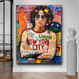 ChandeliersDecor.com-Banksy Wall Poster-Banksy Rolling Stones Canvas Art - Authentic Designs