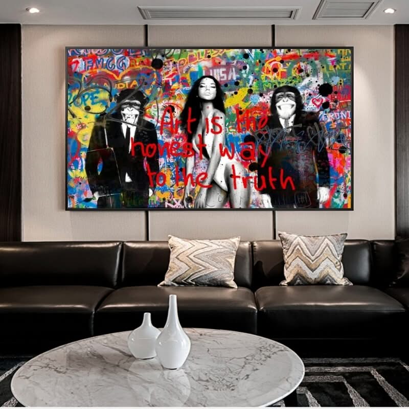 Banksy Wall Art: Unveiling the Art is Honest Way to Truth-ChandeliersDecor.com