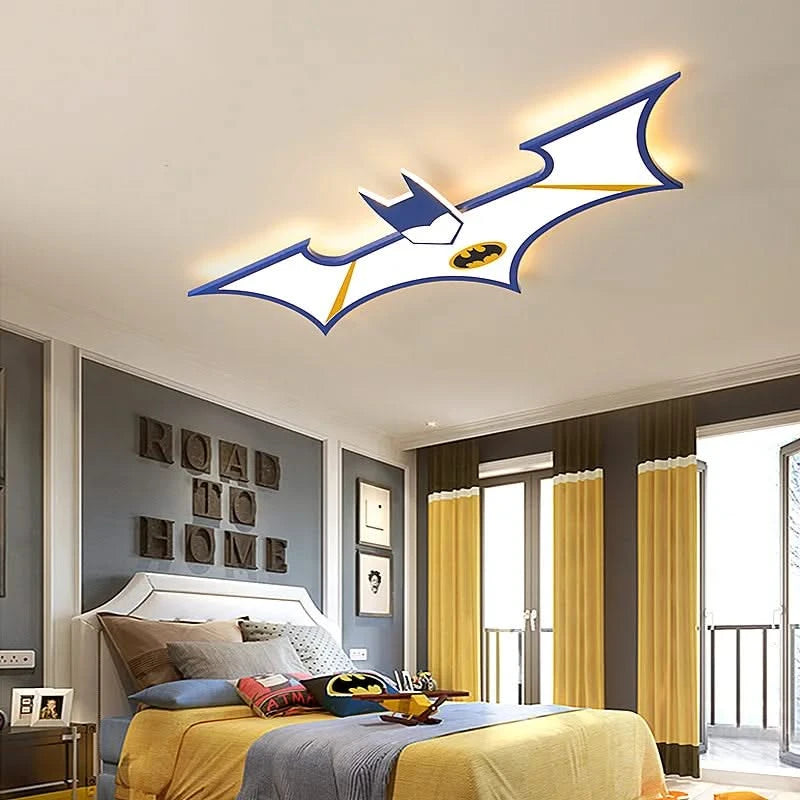 Batman Boys Room Ceiling Light-ChandeliersDecor.com