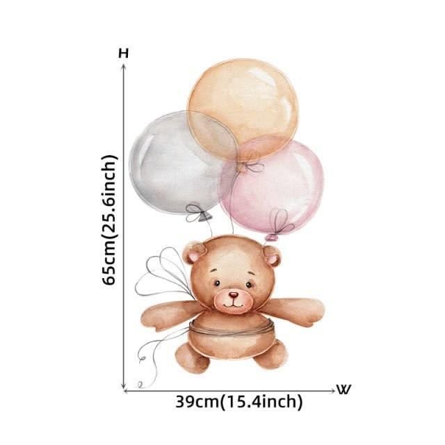 ChandeliersDecor.com-Home Decor Decals-Bear Wall Stickers for Baby Boys Room Kids Gifts