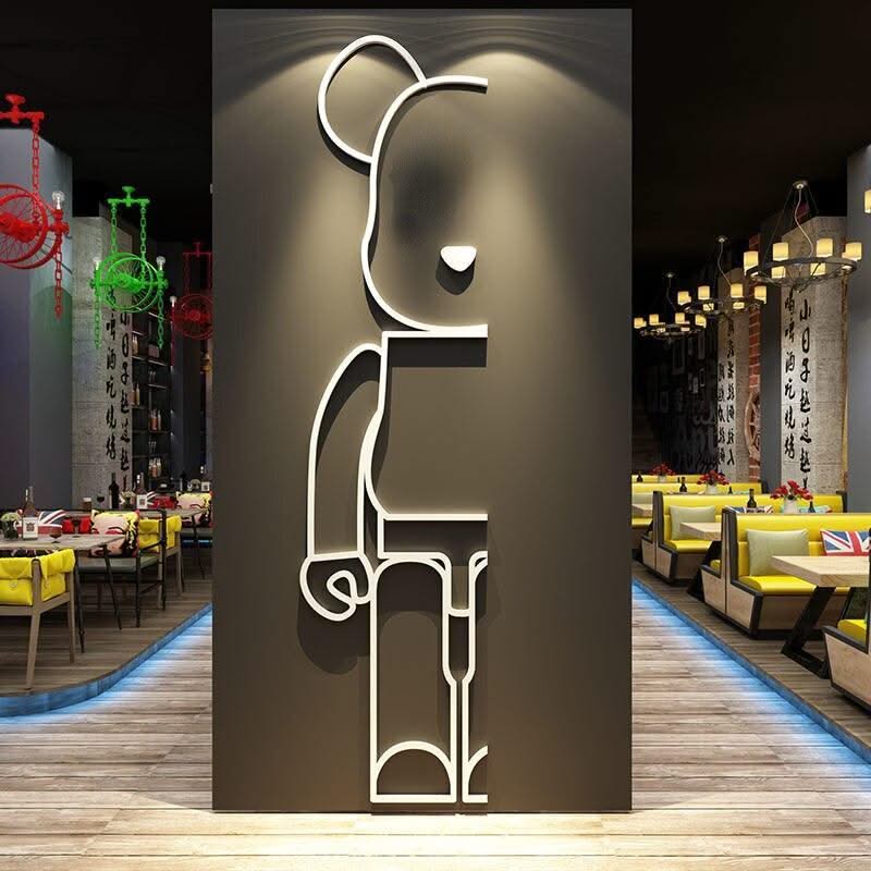ChandeliersDecor.com-Kids Room Nursery Decals-Bearbrick Wall Sticker - The Perfect Decor