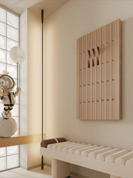 ChandeliersDecor.com-Drying Racks & Hangers-Beech Wood Piano Wall Hanging Coats Organiser