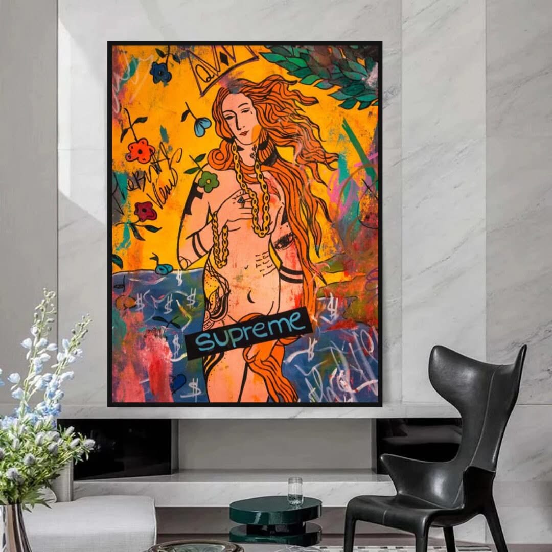 Birth of Venus Canvas Wall Art: Exceptional Decor Piece-ChandeliersDecor.com