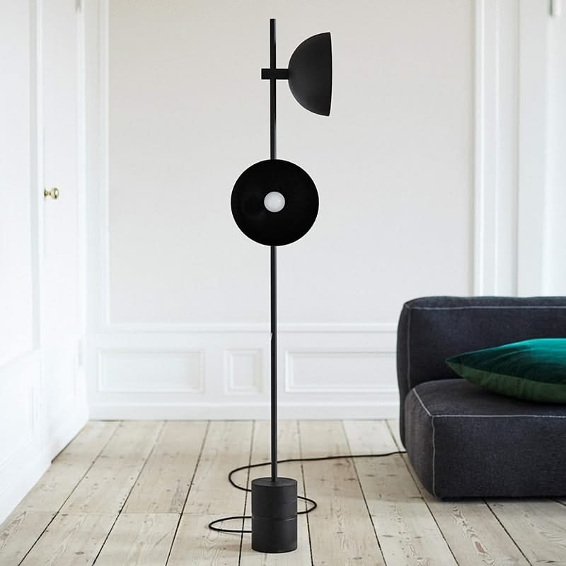 Black Heavy Standing Lamp: Durable Design and Elegant Style-ChandeliersDecor.com