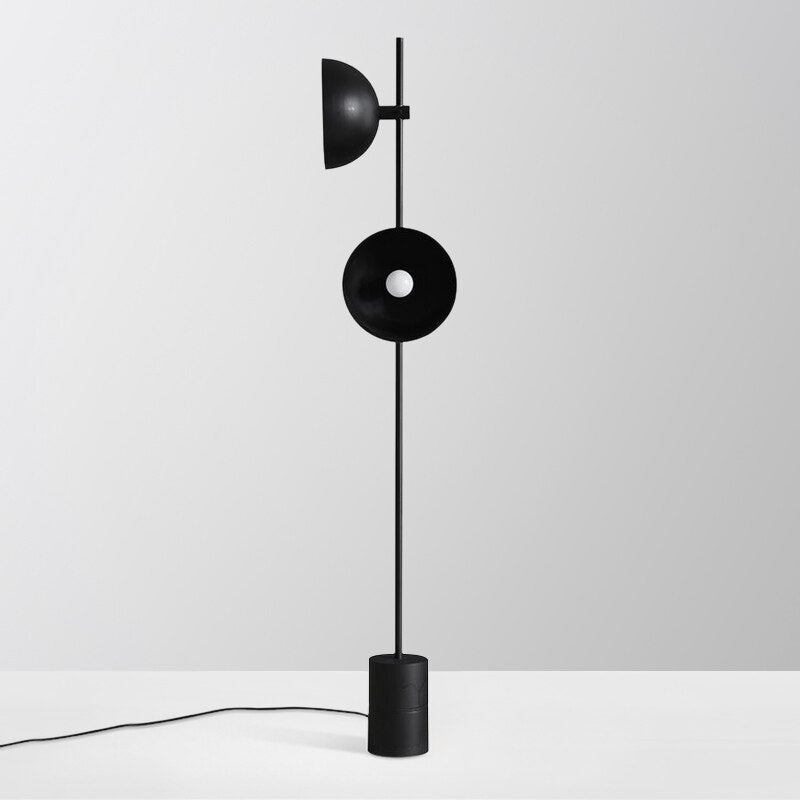 ChandeliersDecor.com-Floor Lamp-Black Heavy Standing Lamp: Durable Design and Elegant Style