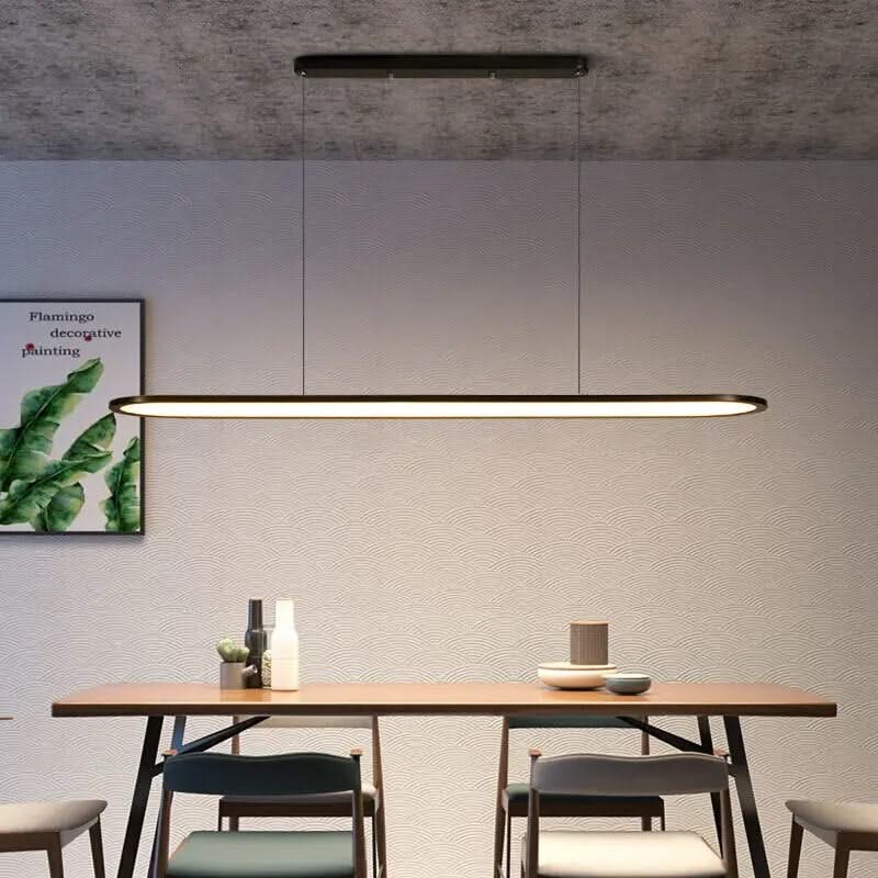 Black LED Pendant Lights - Modern Minimalist Design-ChandeliersDecor.com