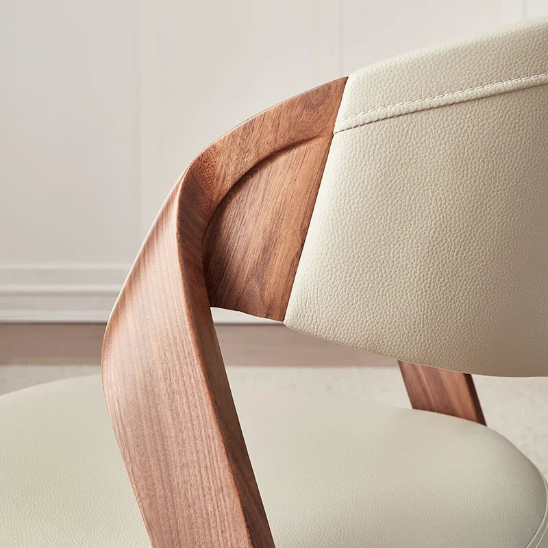 Black Walnut Solid Wood Dining Chair-ChandeliersDecor.com