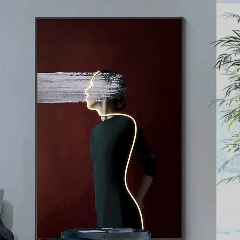 ChandeliersDecor.com-LED Wall Art-Bohemian Figure Porch LED Wall Art