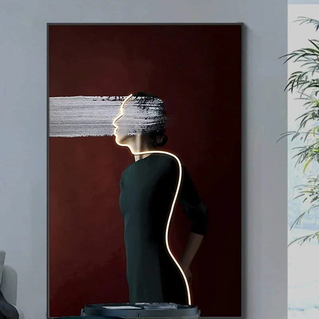 ChandeliersDecor.com-LED Wall Art-Bohemian Figure Porch LED Wall Art