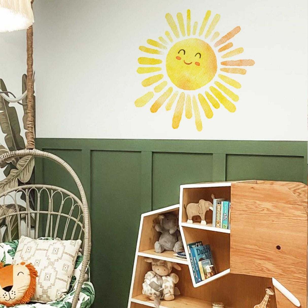 ChandeliersDecor.com-Home Decor Decals-Boho Animal Wall Stickers: Vibrant Decor