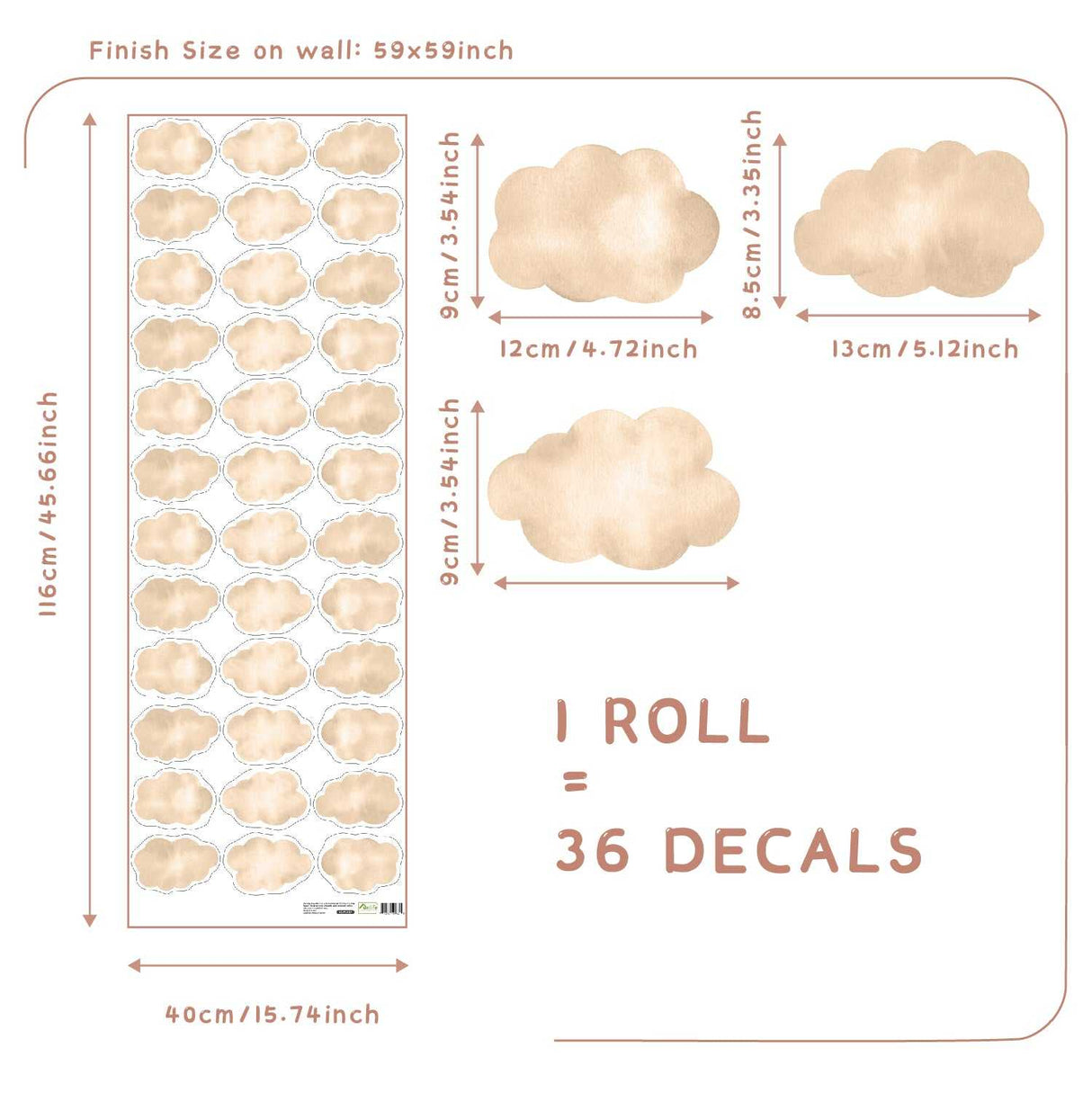 ChandeliersDecor.com-Home Decor Decals-Boho Animal Wall Stickers: Vibrant Decor