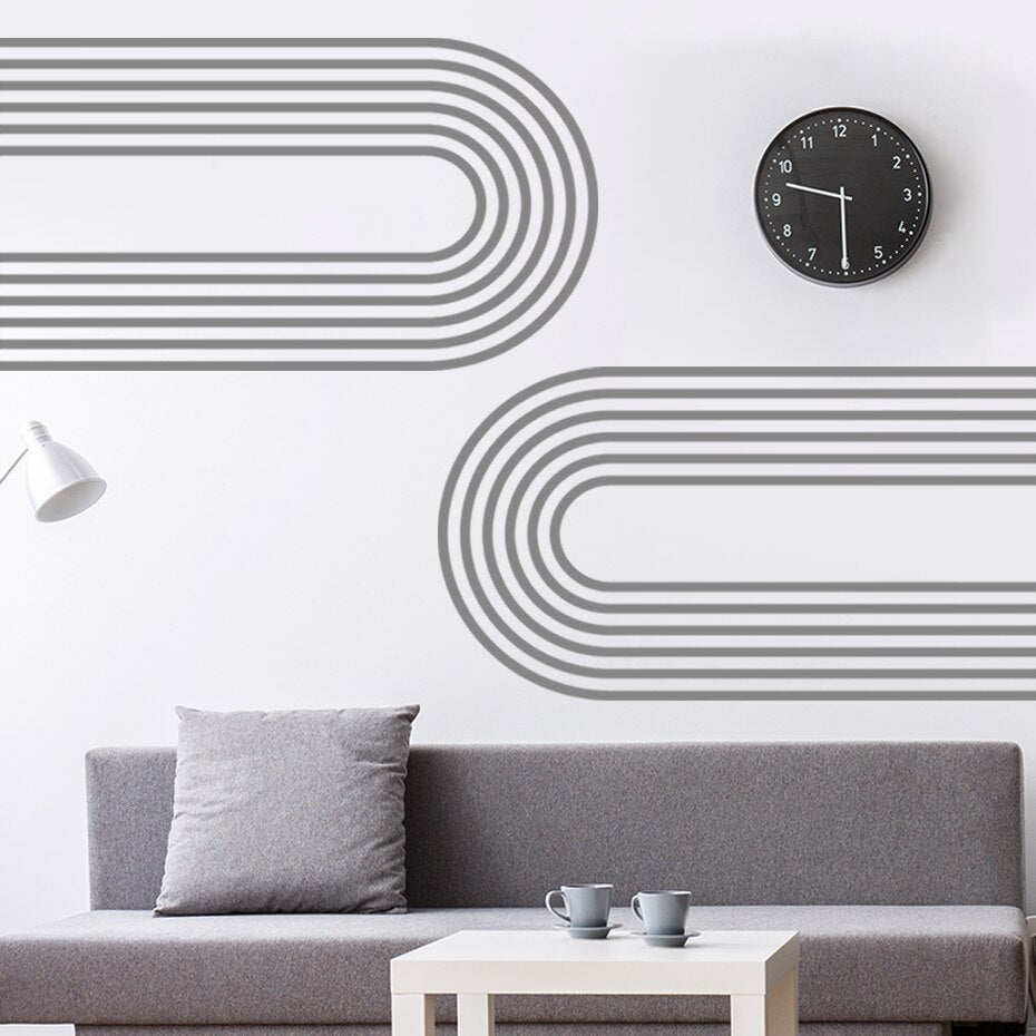 ChandeliersDecor.com-Kids Room Nursery Decals-Boho Arch Wall Decal: Vibrant Design for Chic Home Decor