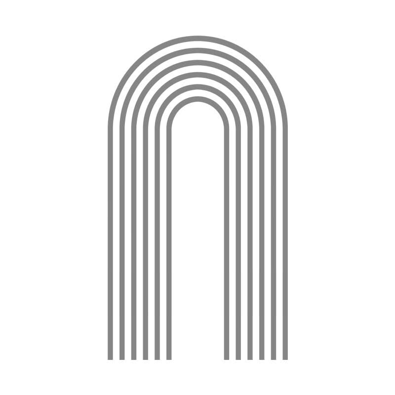 ChandeliersDecor.com-Kids Room Nursery Decals-Boho Arch Wall Decal: Vibrant Design for Chic Home Decor