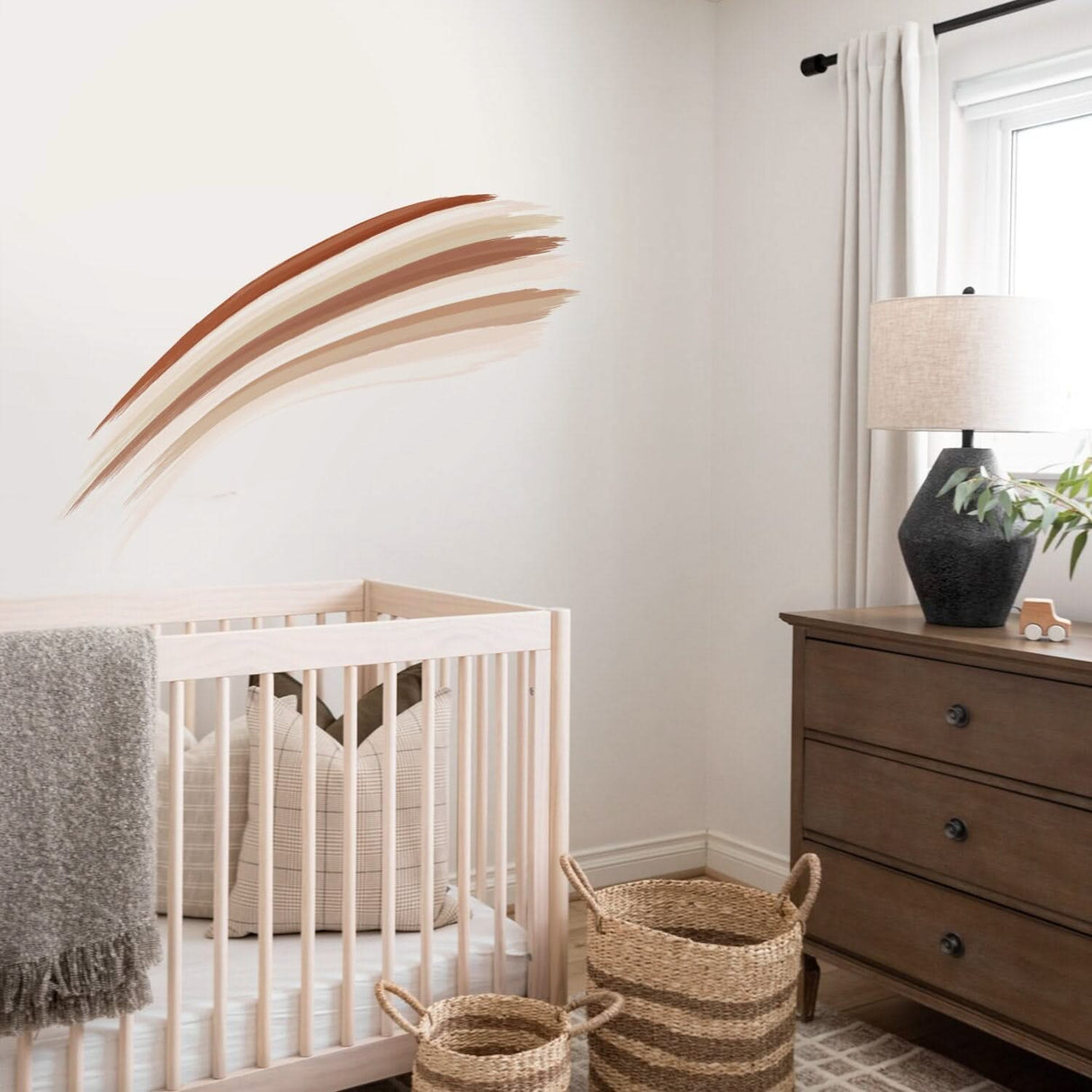 ChandeliersDecor.com-Boho Butterfly Rainbow Decal - High-Quality Stick-On Design