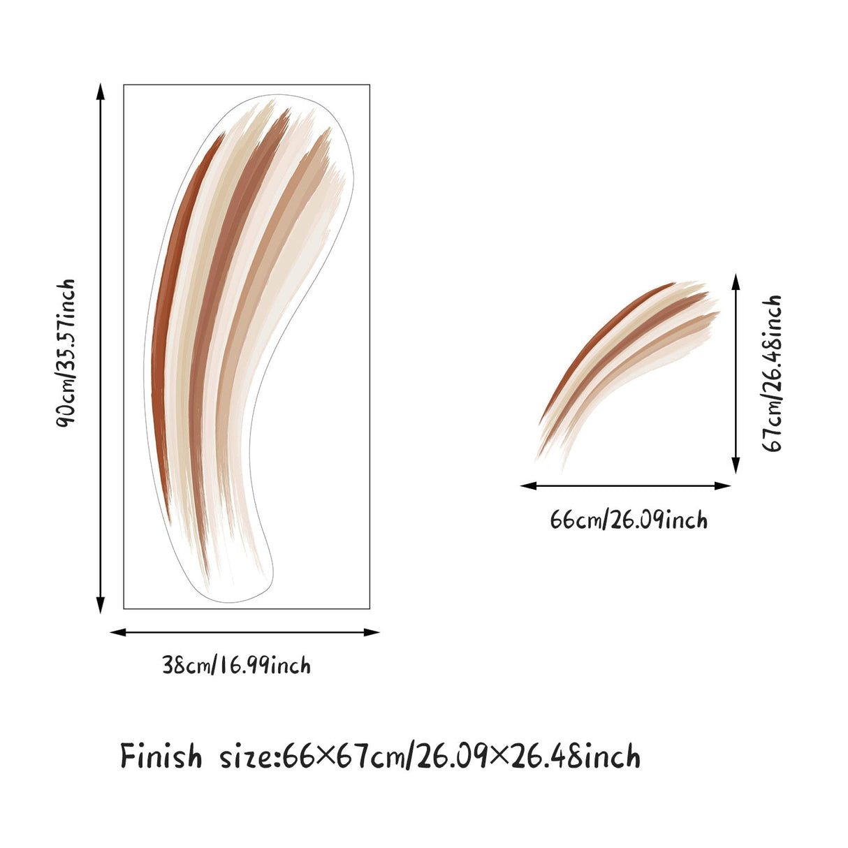 ChandeliersDecor.com-Boho Butterfly Rainbow Decal - High-Quality Stick-On Design