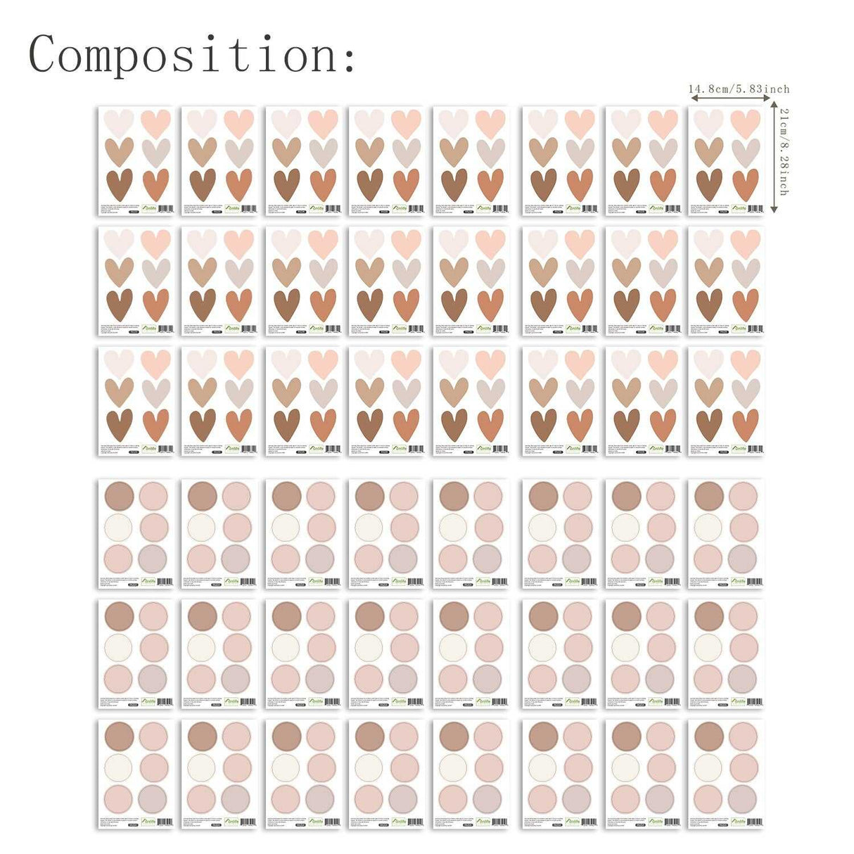 ChandeliersDecor.com-Kids Nursery Bohemian Wall Decals-Boho Pattern Nursery Wall Stickers - Adhesive Decals