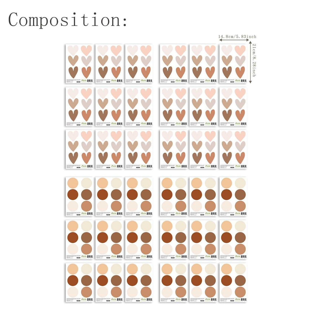 ChandeliersDecor.com-Kids Nursery Bohemian Wall Decals-Boho Pattern Nursery Wall Stickers - Adhesive Decals