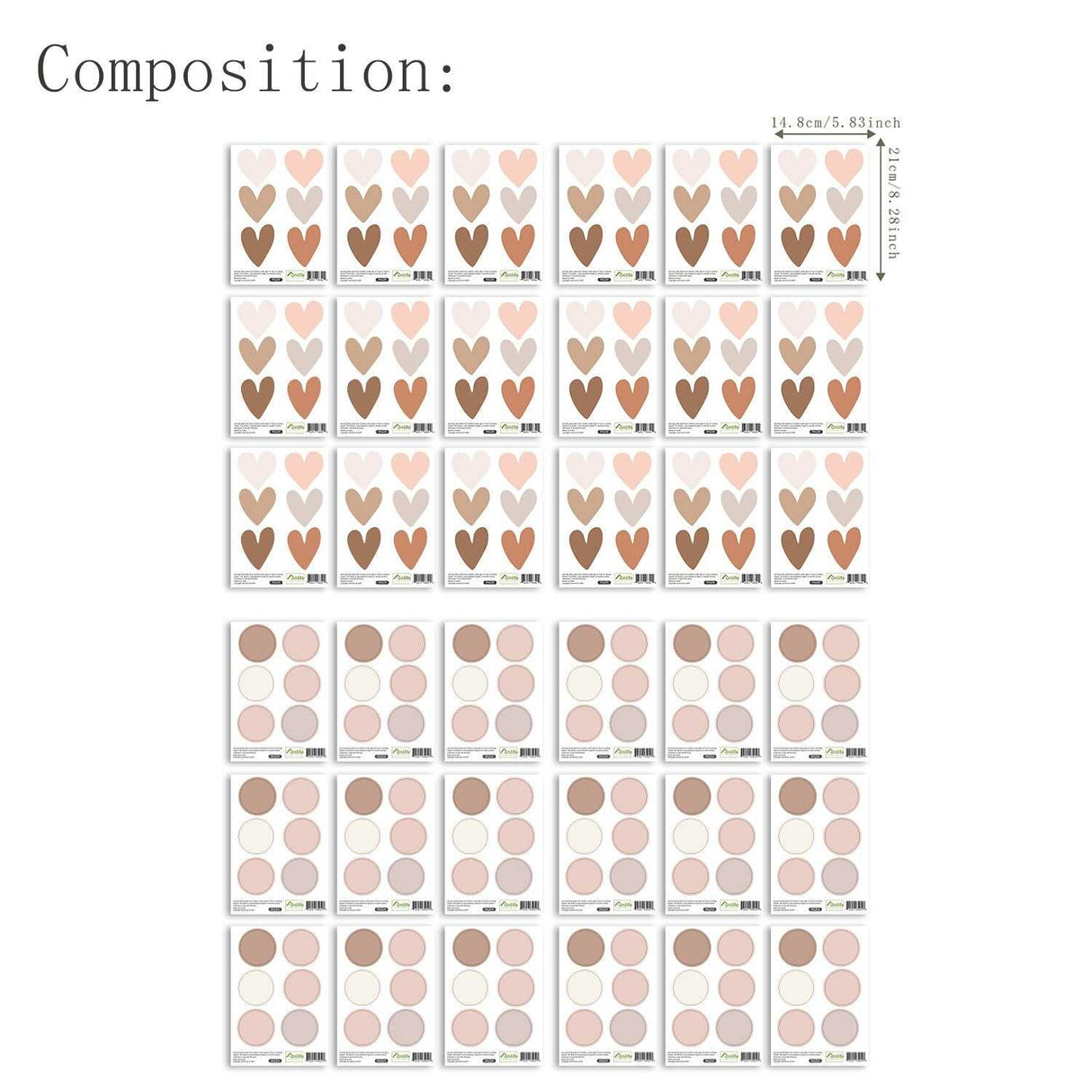 ChandeliersDecor.com-Kids Nursery Bohemian Wall Decals-Boho Pattern Nursery Wall Stickers - Adhesive Decals