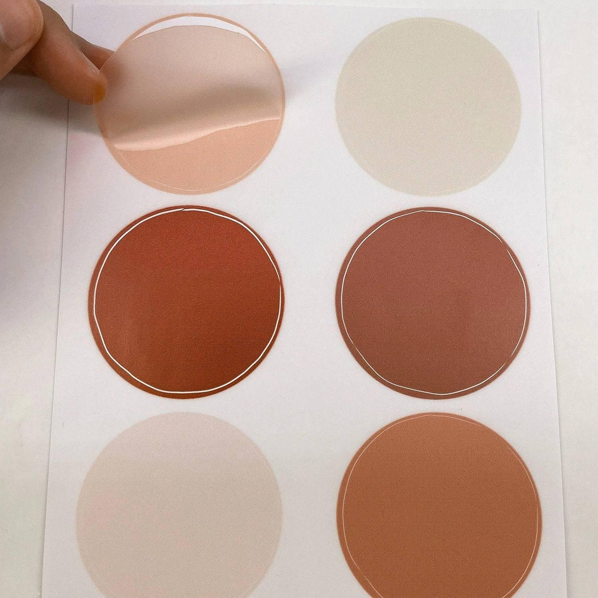 ChandeliersDecor.com-Home Decor Decals-Boho Polka Dot Nursery Wall Stickers for Kids Room - Pebble Design