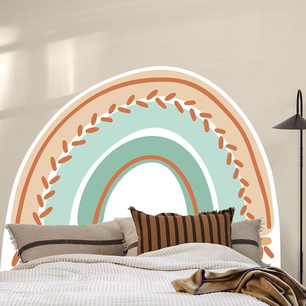 ChandeliersDecor.com-Boho Rainbow Wall Decal for Kids Room