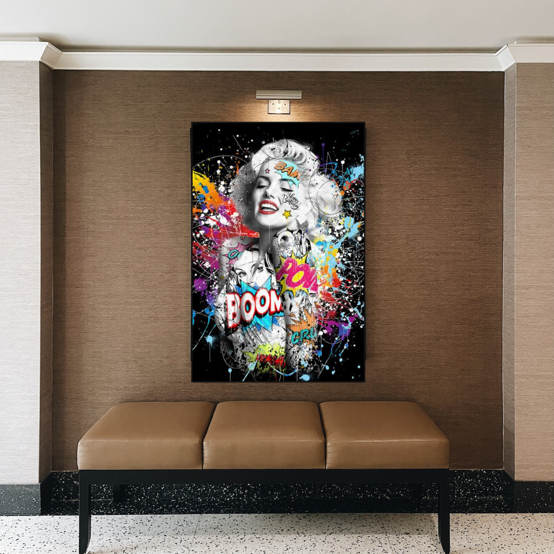 Boom Marilyn Poster - For All Music Lovers-ChandeliersDecor.com