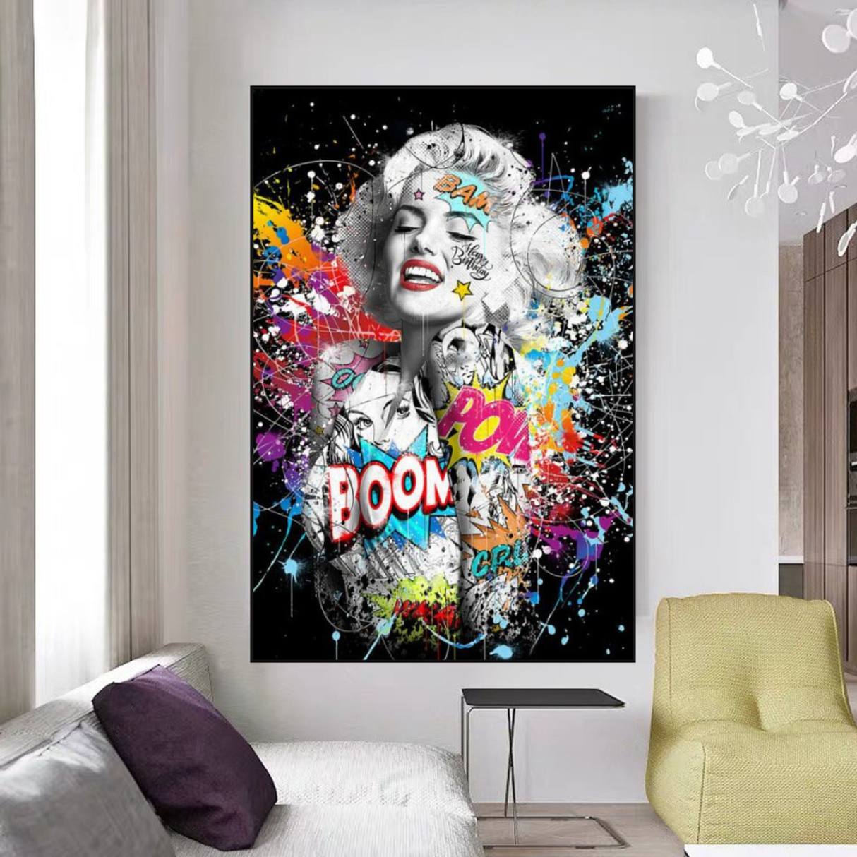 Boom Marilyn Poster - For All Music Lovers-ChandeliersDecor.com