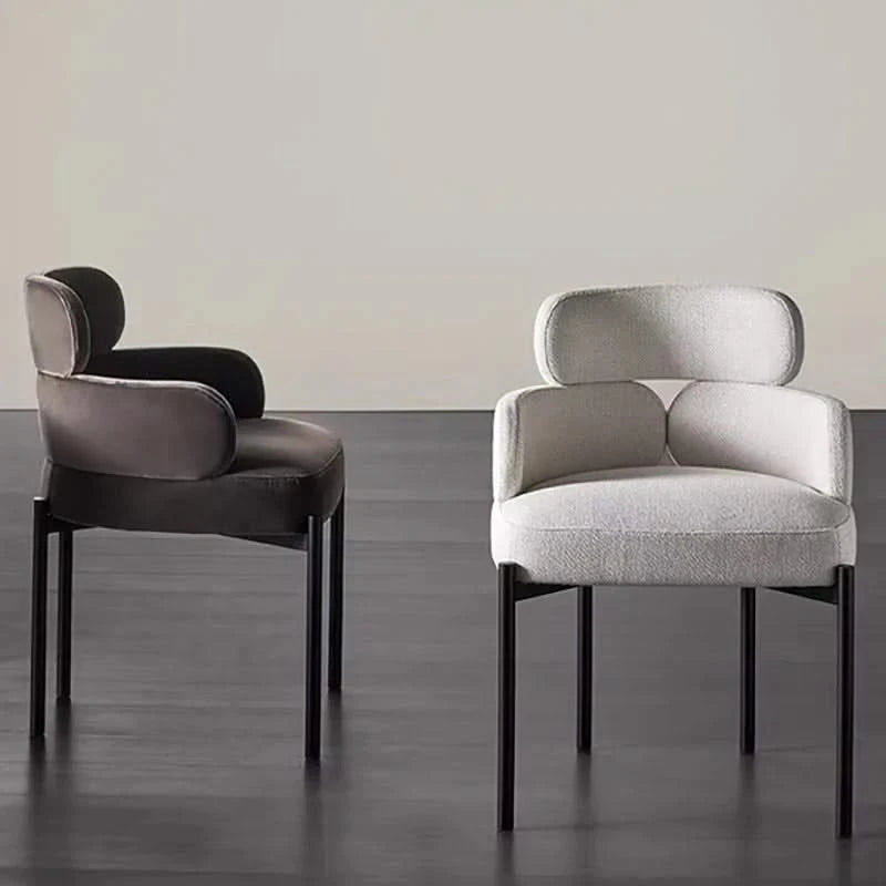 ChandeliersDecor.com-Dining Chairs-Boucle Minimalist Modern Dining Chair