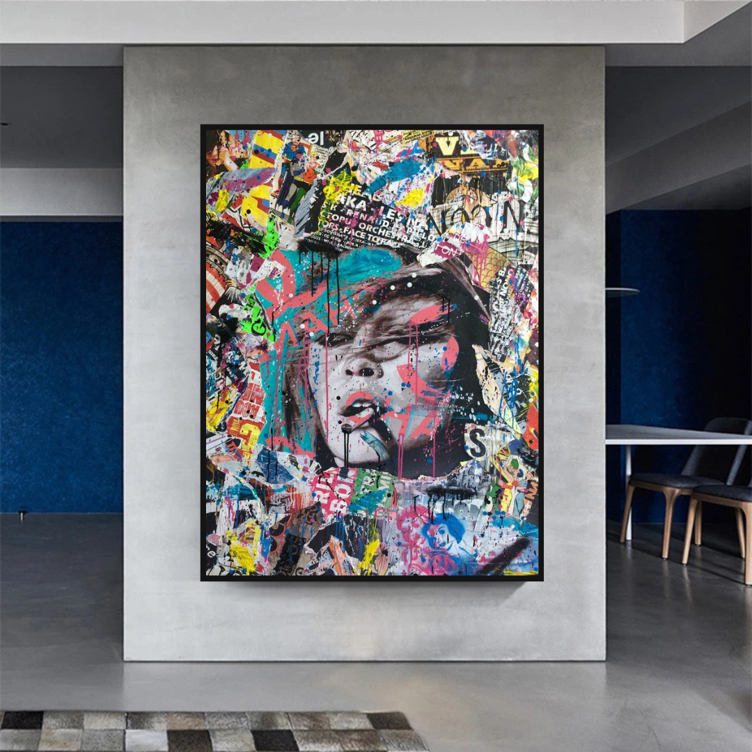 Brigitte Bardot Canvas Wall Art - Exquisite Decor for Walls-ChandeliersDecor.com