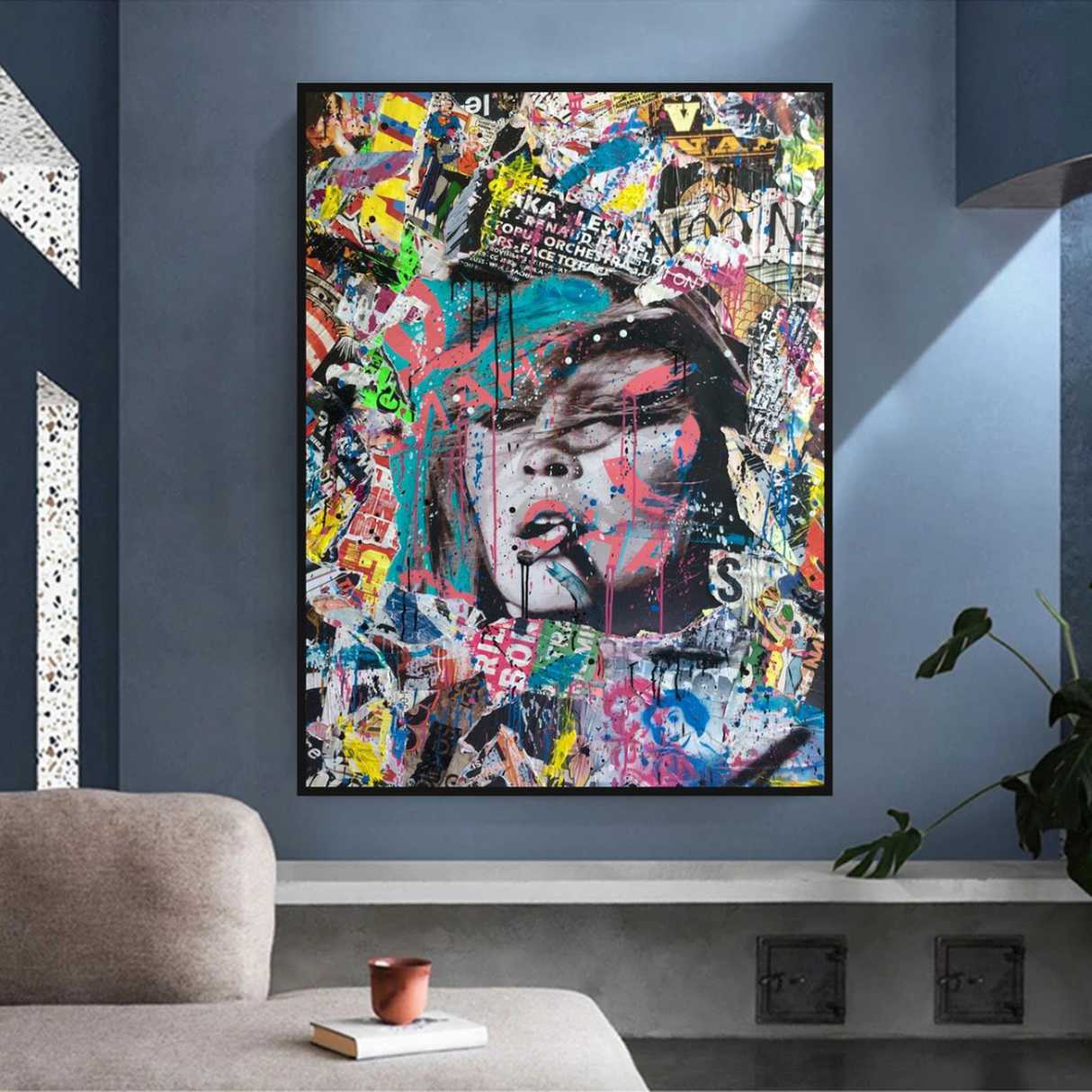 Brigitte Bardot Canvas Wall Art - Exquisite Decor for Walls-ChandeliersDecor.com