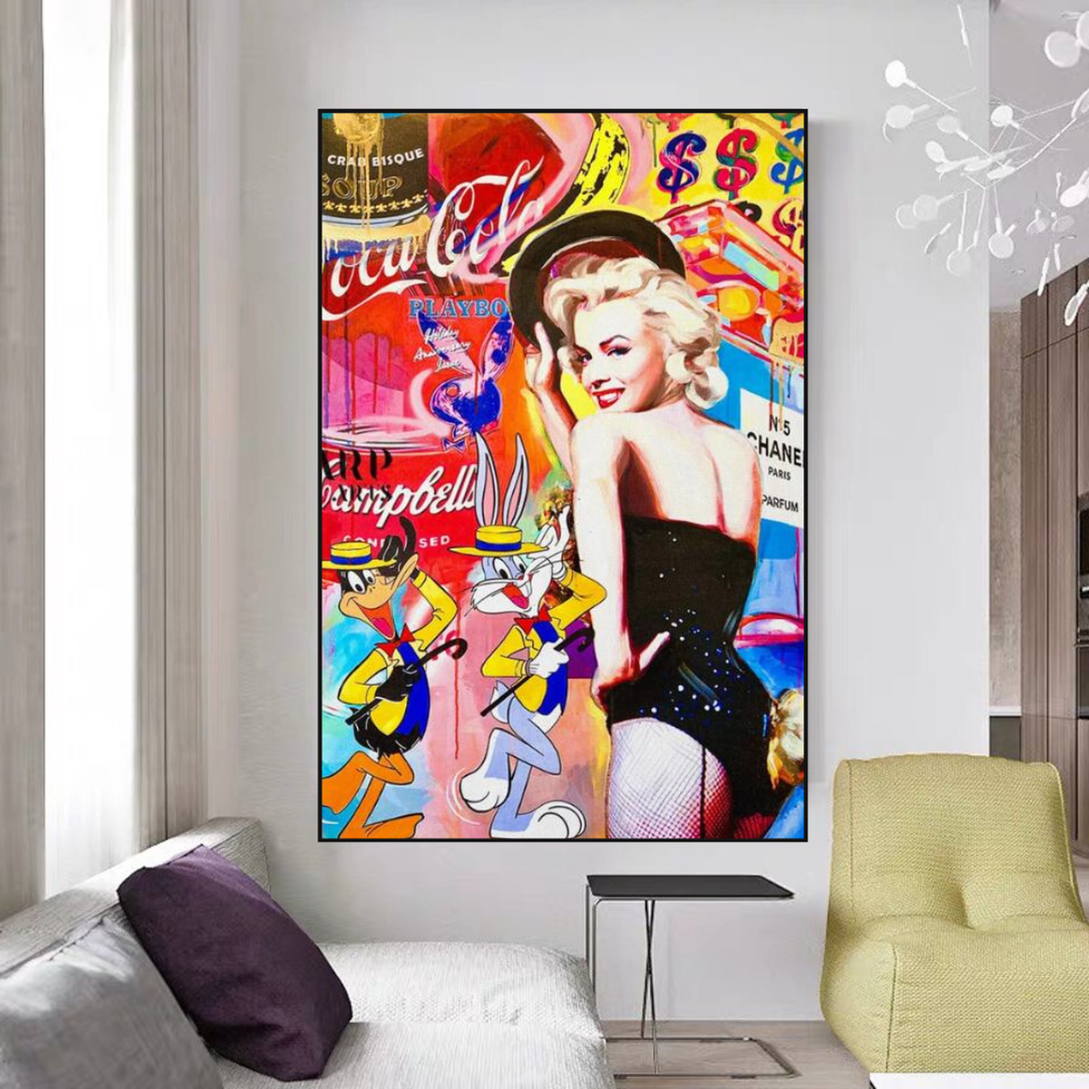Bugs and Duffy - Marilyn Poster: Exquisite and Iconic-ChandeliersDecor.com