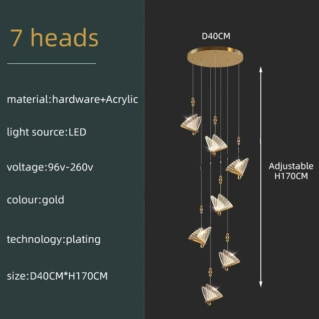 Butterfly Acrylic Chandelier - Exquisite Lighting Décor-ChandeliersDecor.com