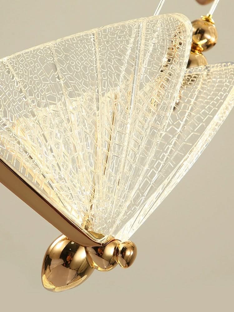 ChandeliersDecor.com-Staircase Chandelier-Butterfly Acrylic Chandelier - Exquisite Lighting Décor