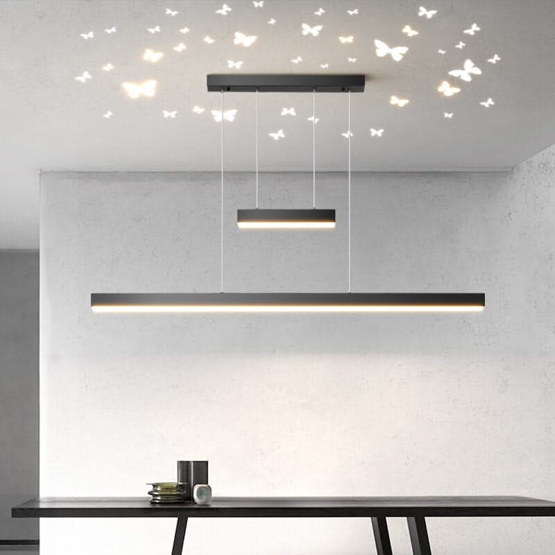 Butterfly LED Long Bar Hanging Lamp Light-ChandeliersDecor.com