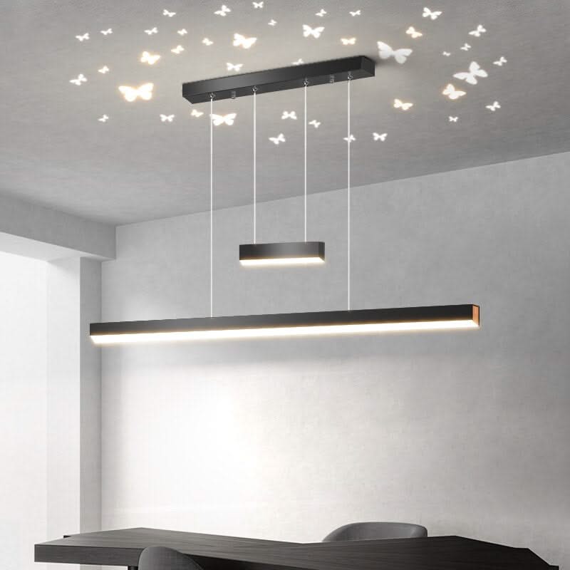 Butterfly LED Long Bar Hanging Lamp Light-ChandeliersDecor.com