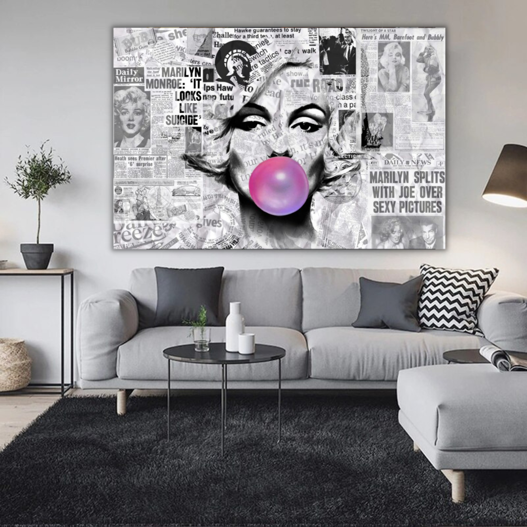 ChandeliersDecor.com-Wall Posters-Buy Marilyn Bubble Poster - Only at Newspaper