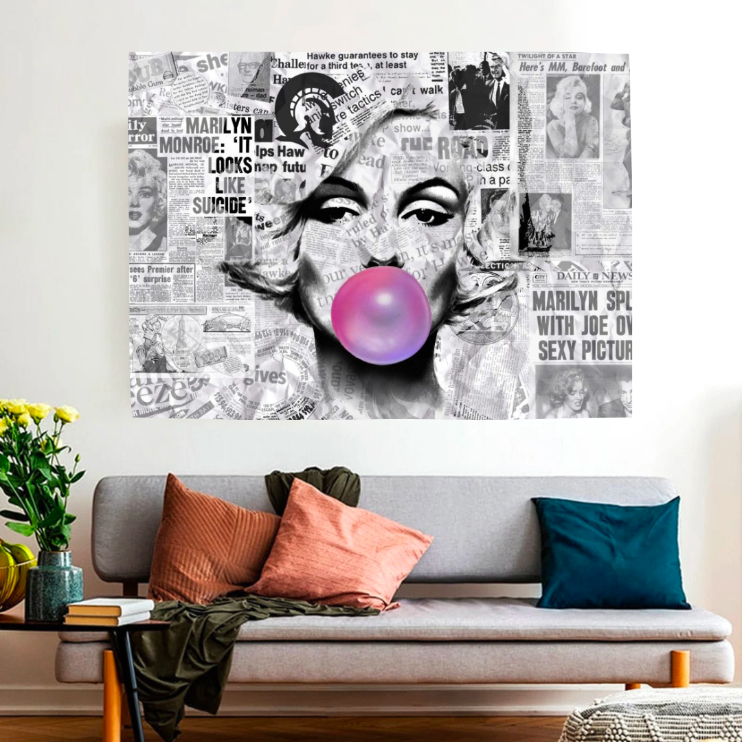 Buy Marilyn Bubble Poster - Only at Newspaper-ChandeliersDecor.com