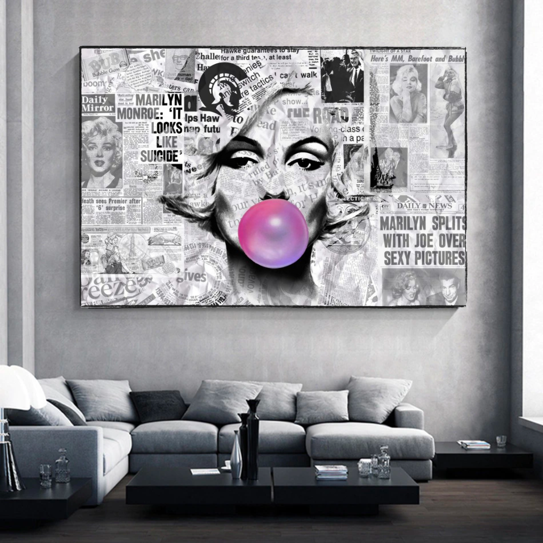ChandeliersDecor.com-Wall Posters-Buy Marilyn Bubble Poster - Only at Newspaper