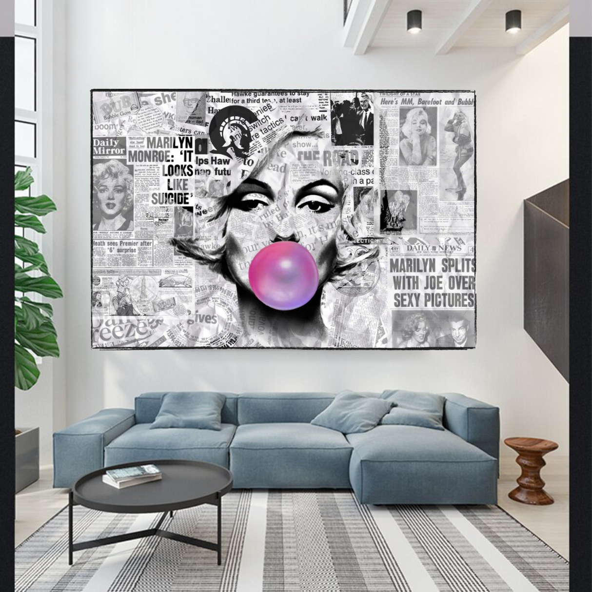 ChandeliersDecor.com-Wall Posters-Buy Marilyn Bubble Poster - Only at Newspaper