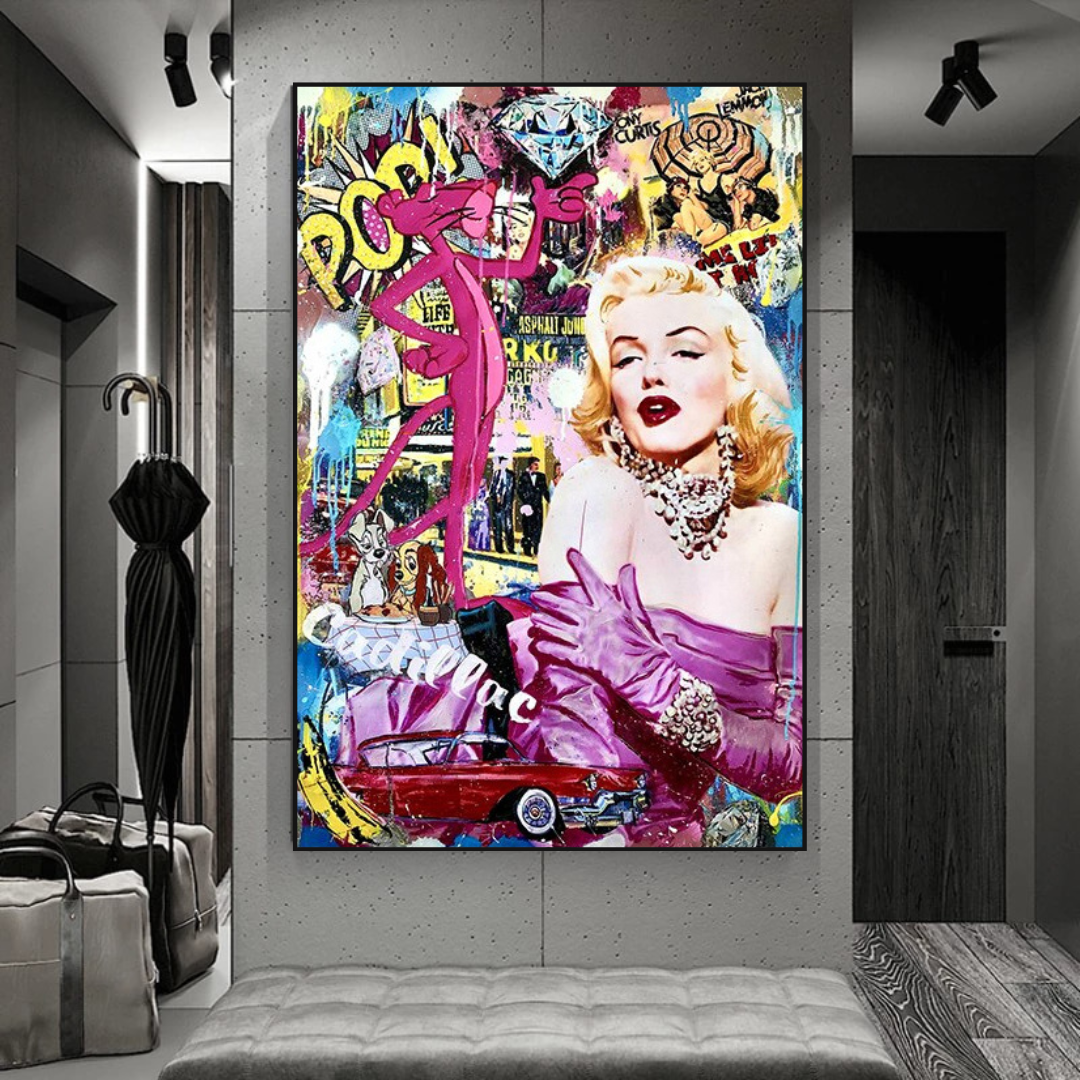 ChandeliersDecor.com-Wall Posters-Cadillac Marilyn Poster Collection – Automotive Decor