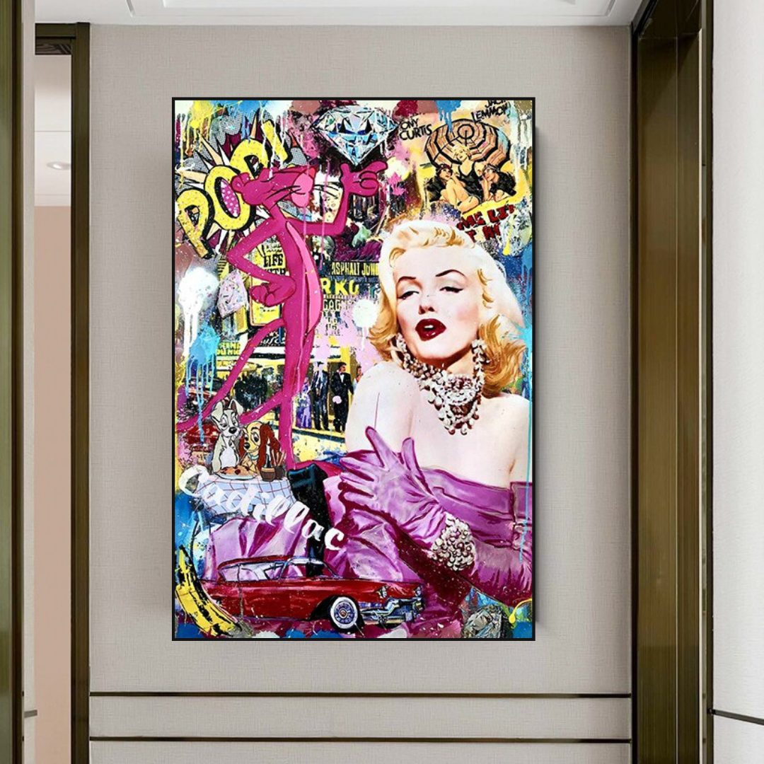 ChandeliersDecor.com-Wall Posters-Cadillac Marilyn Poster Collection – Automotive Decor