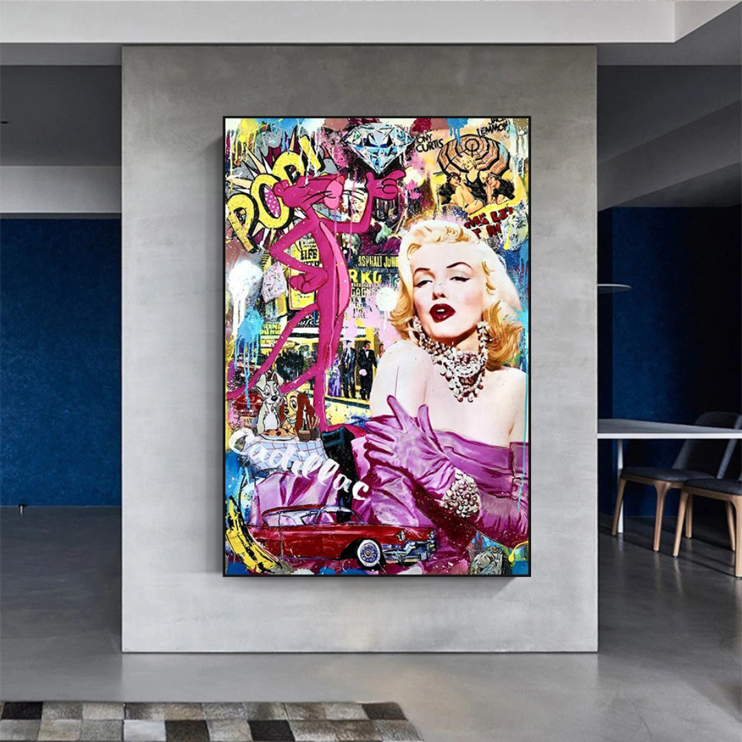 ChandeliersDecor.com-Wall Posters-Cadillac Marilyn Poster Collection – Automotive Decor