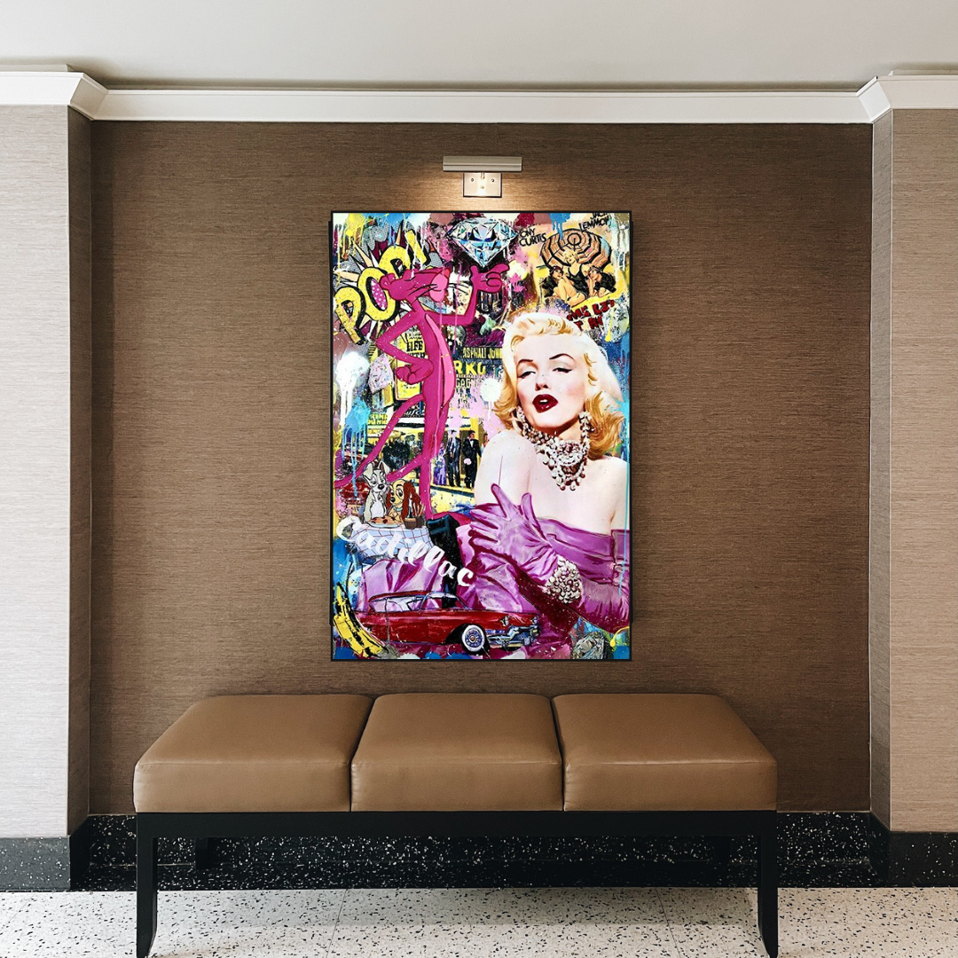 ChandeliersDecor.com-Wall Posters-Cadillac Marilyn Poster Collection – Automotive Decor