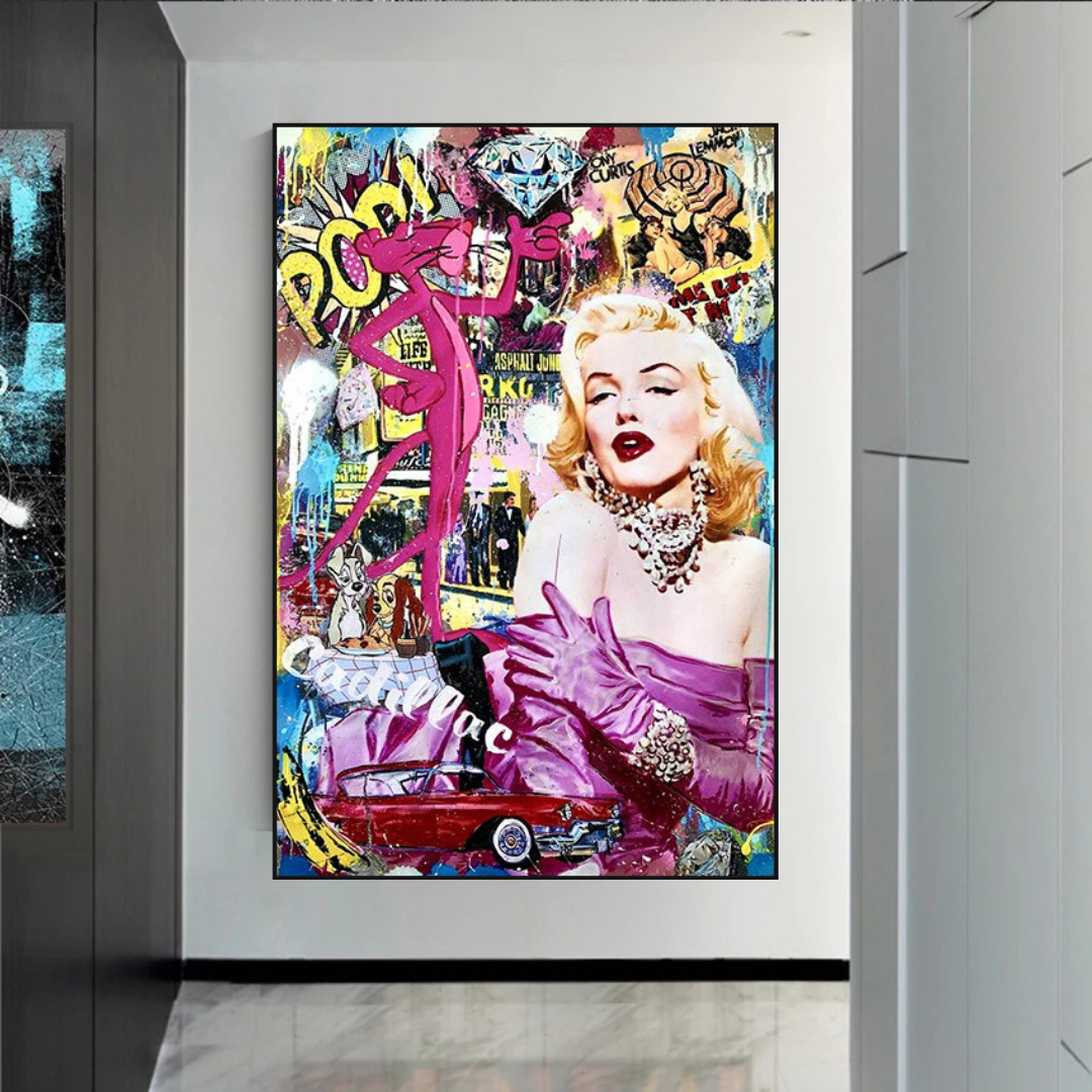 ChandeliersDecor.com-Wall Posters-Cadillac Marilyn Poster Collection – Automotive Decor